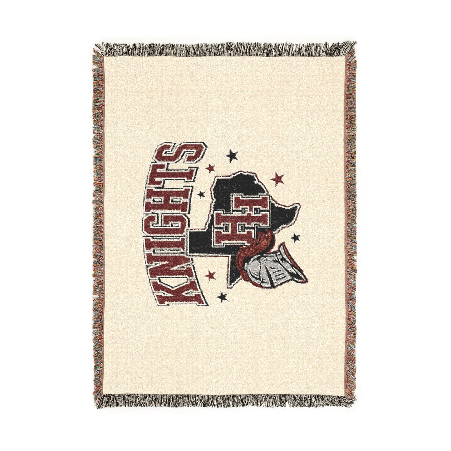 Knights Crest Woven Blanket
