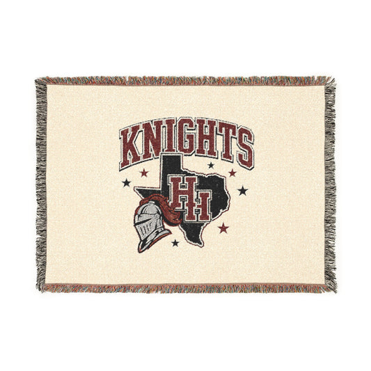 Knights Crest Woven Blanket