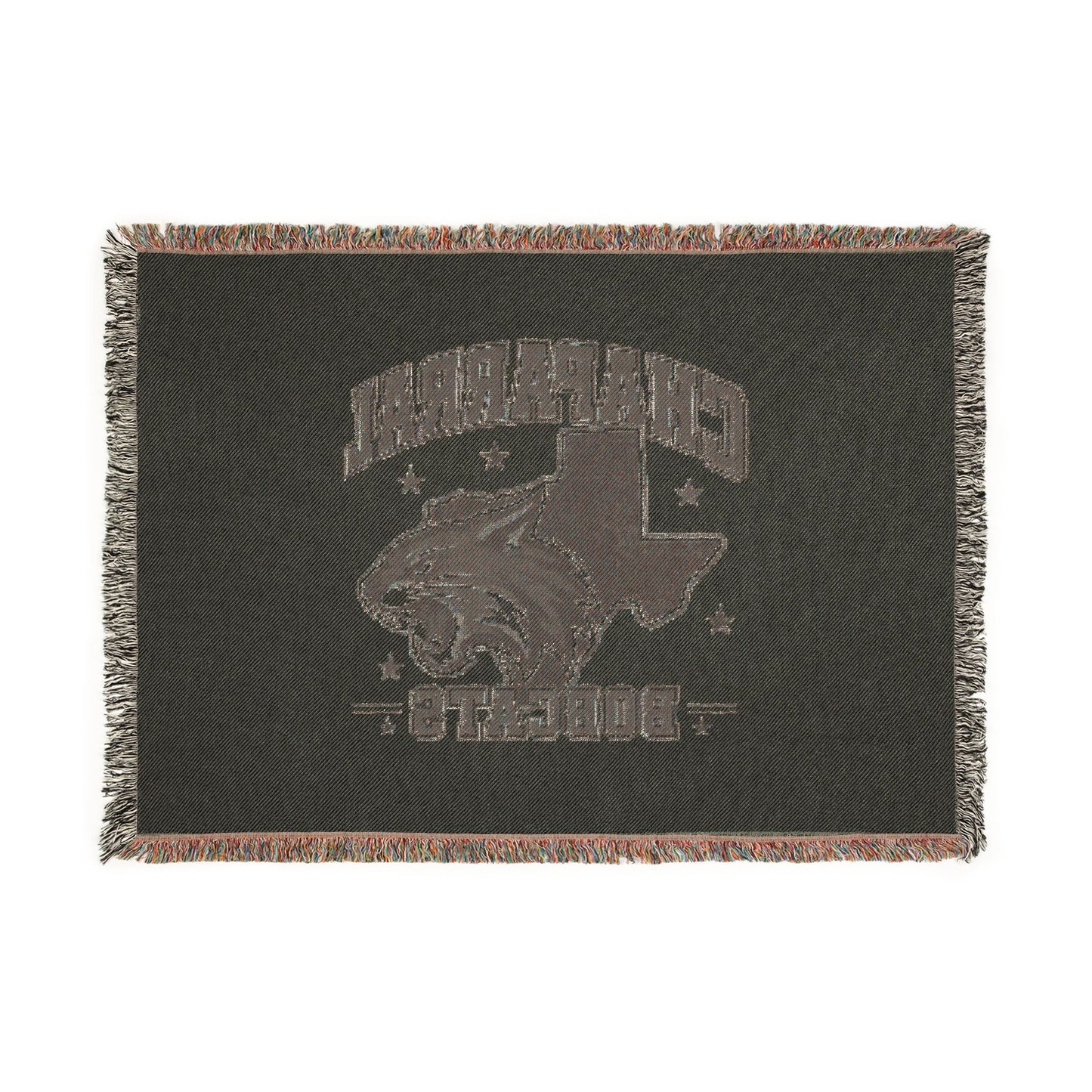Chaparral Bobcats Woven Throw Blanket – School Spirit Texas Logo