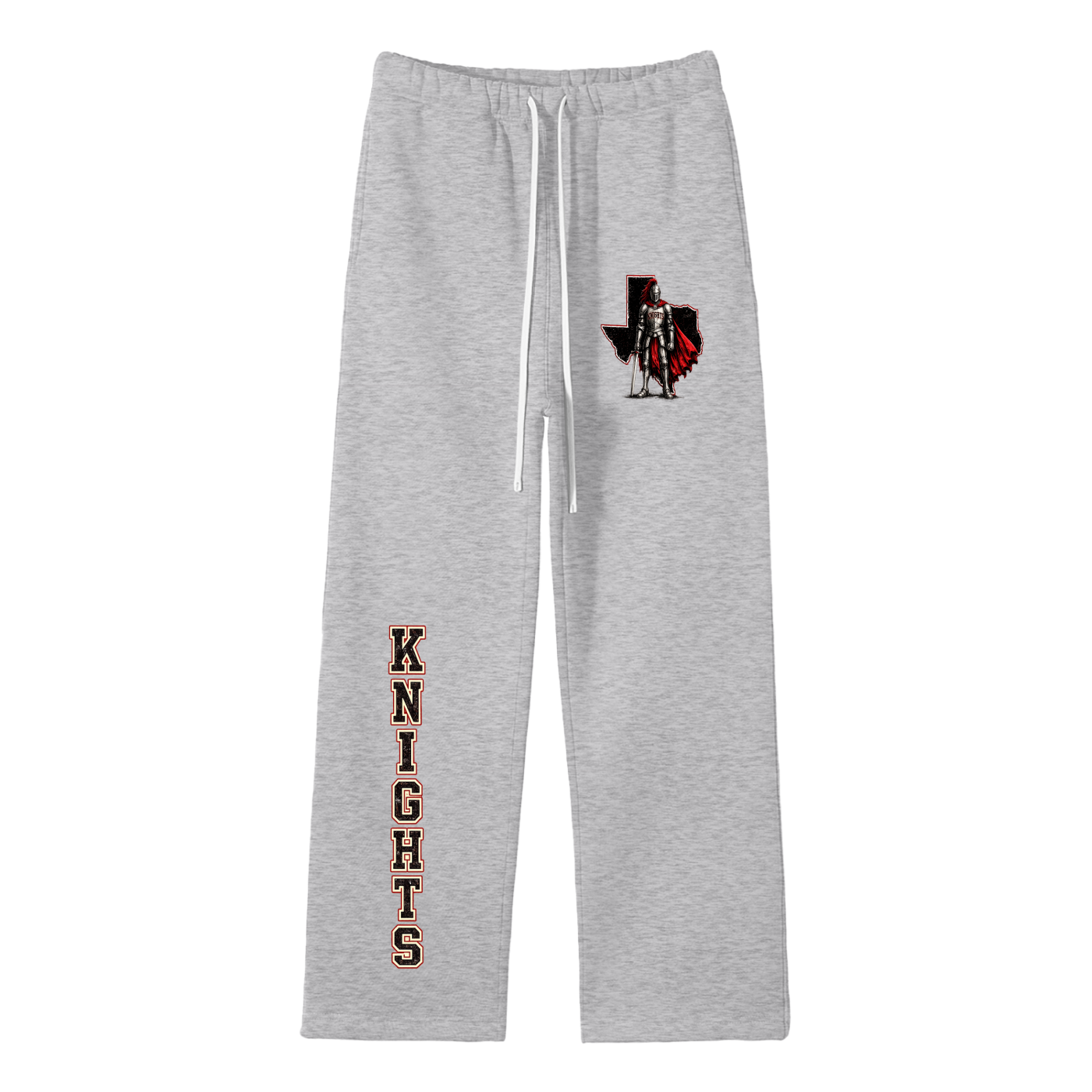 Unisex Solid Color Fleece Straight Leg Pants